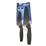 Set De 2 Cuchillos De Acero Inoxidable Negro - Oster