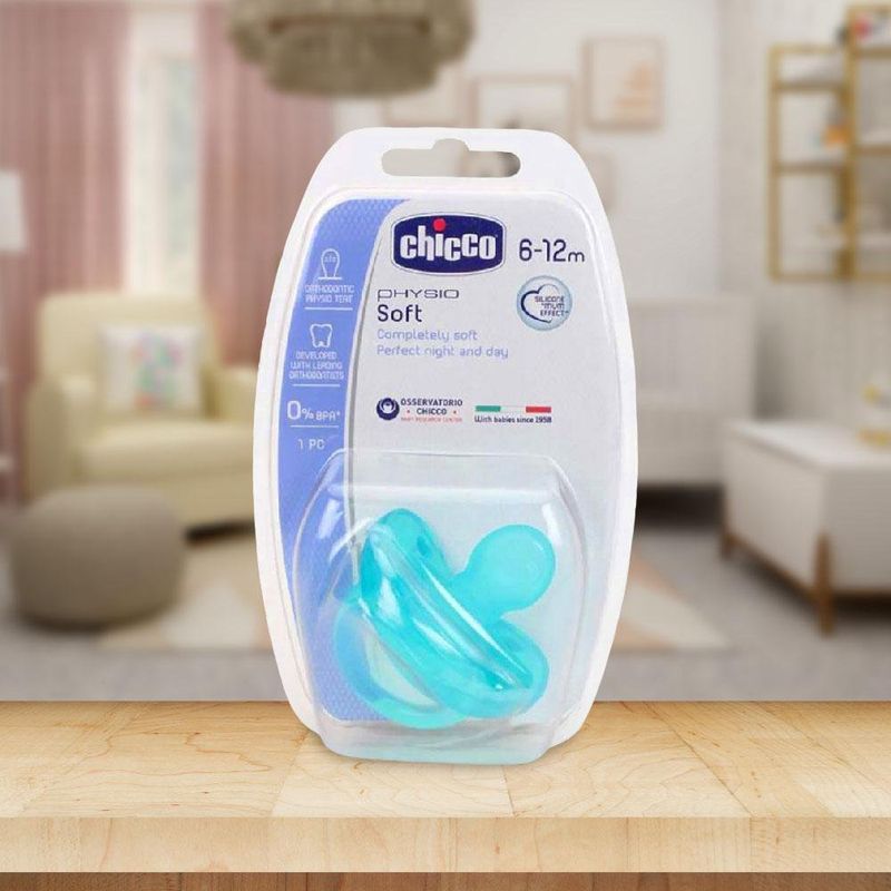 Chupete Todogoma Soft Silicón Azul - Chicco Varios Tamaños