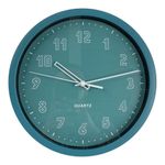 Reloj De Pared A Batería Turquesa De 25.4X4X25.4 Cm - Concepts