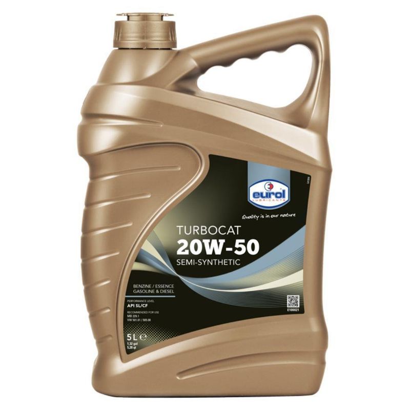 Aceite Lubricante 20w50 5L Semi Sintético - Eurol