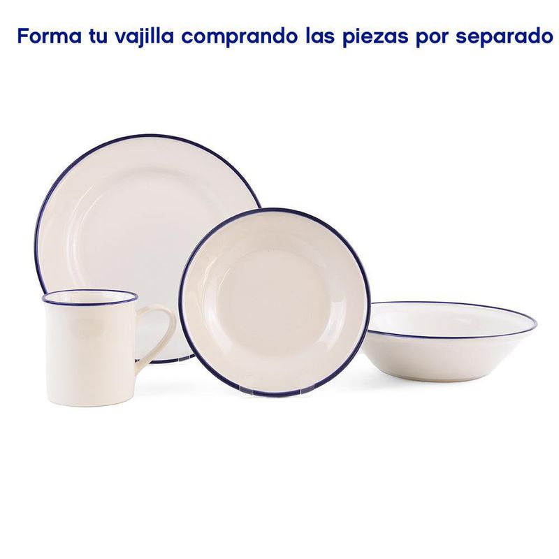 Pocillos De 12 Oz Retro 4 Pzas - Toscana