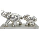Figura Decorativa Elefante Mamá Hijo De 30X7.5X14 Cm - Concepts