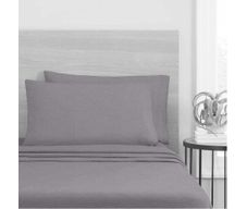 Set de Sábanas Jersey Gris 55/45  -  Varios Tamaños
