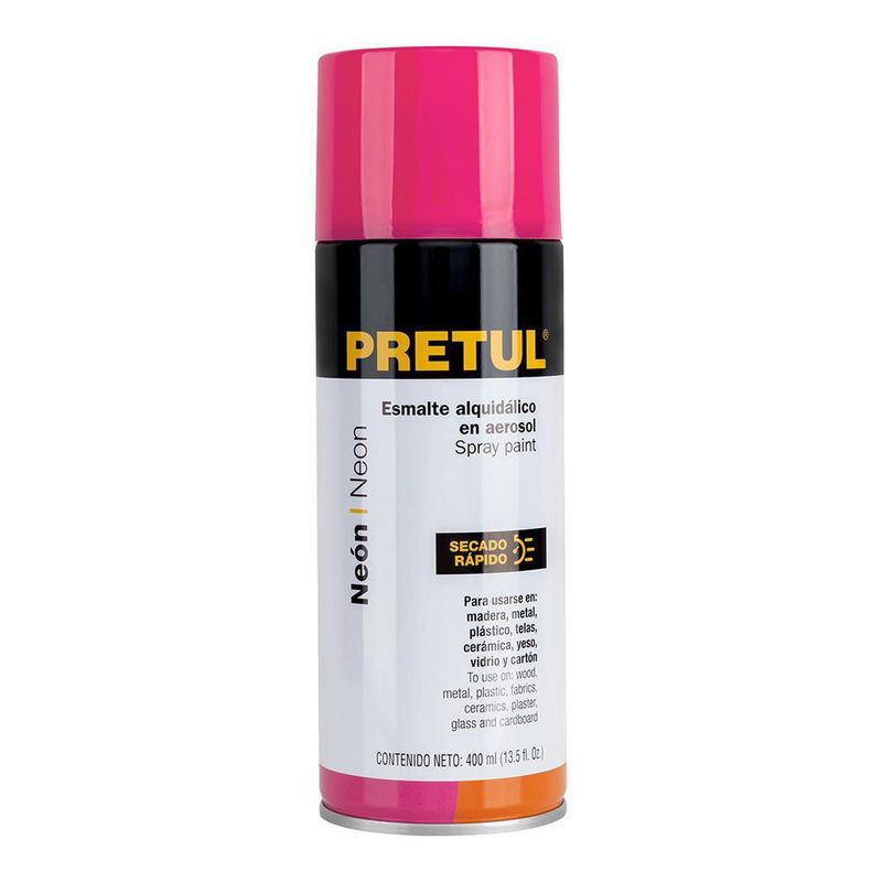 Pintura En Spray Rosado Neón - Pretul