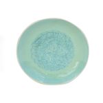 Plato Cena Otago Celeste Y Verde 11 Plg - Niu Haus