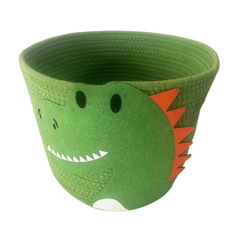 Cestino Morbido A Forma Di Dinosauro Arancione - Per Confetti, Decorazione Feste, 33x35x34,5 Cm