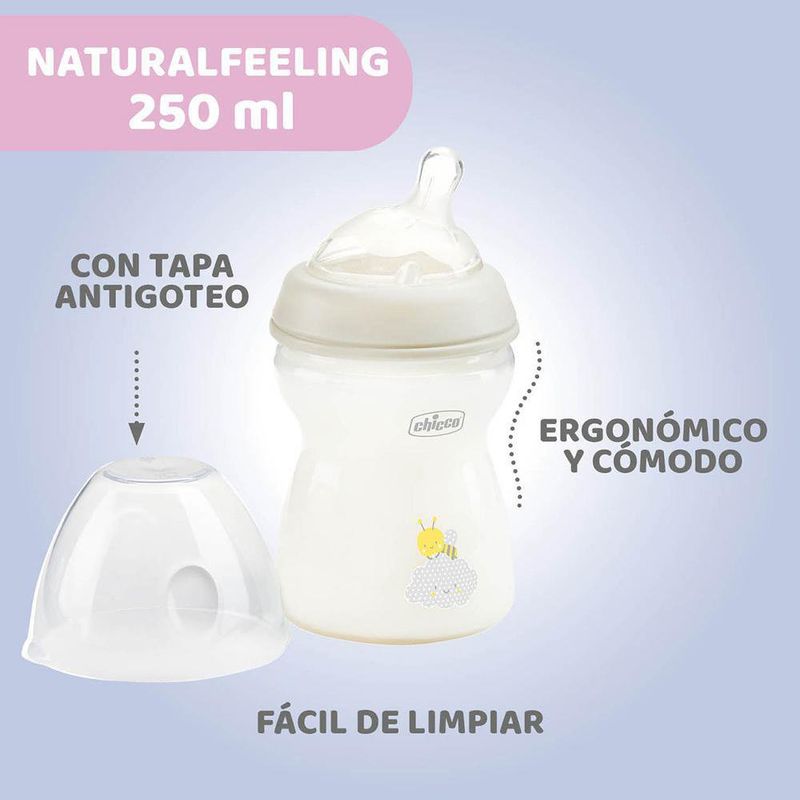 Biberón Natural Feeling De 250 Ml - Chicco