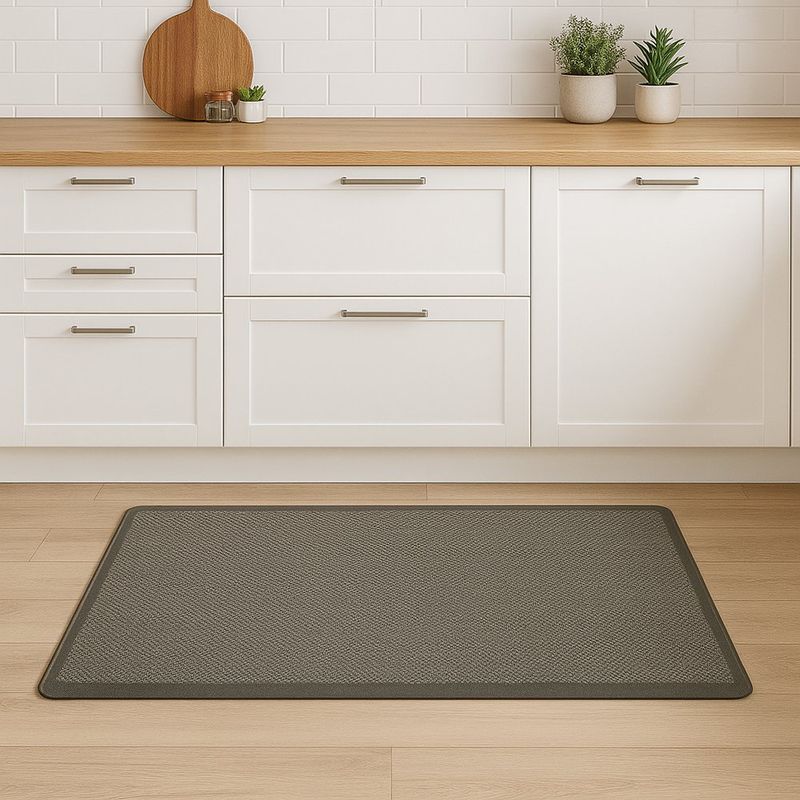 Alfombra para Cocina antideslizante lavable y antimanchas Ibiza Gris