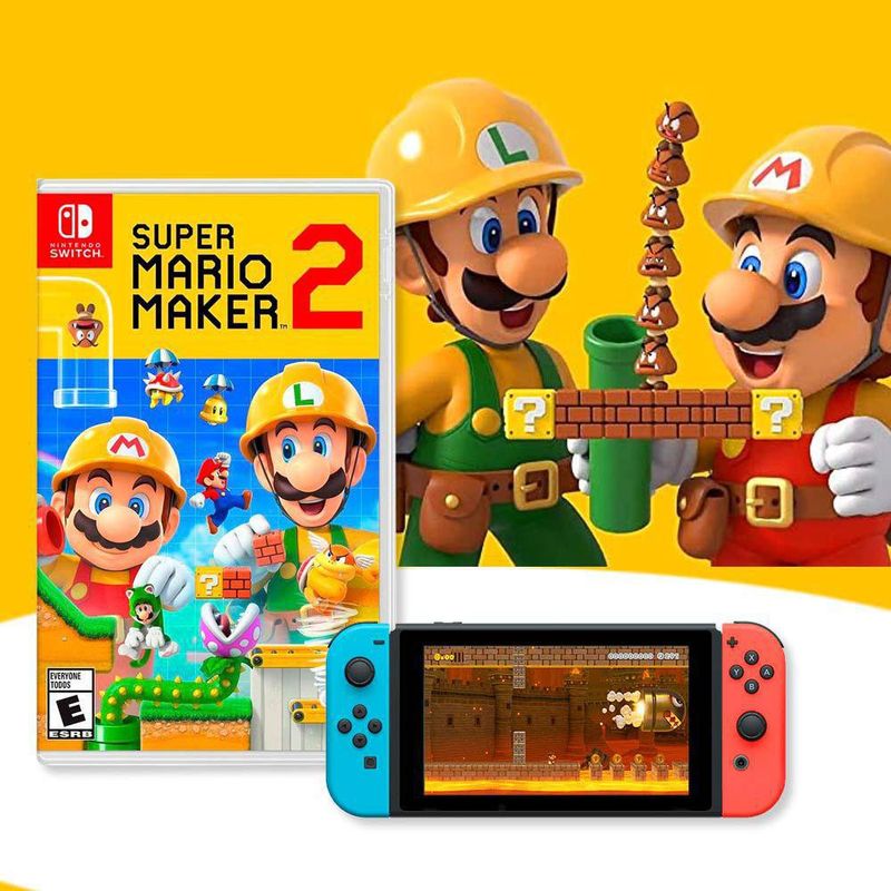 Videojuego De Switch Super Mario Maker 2 Nintendo Cemaco 5332