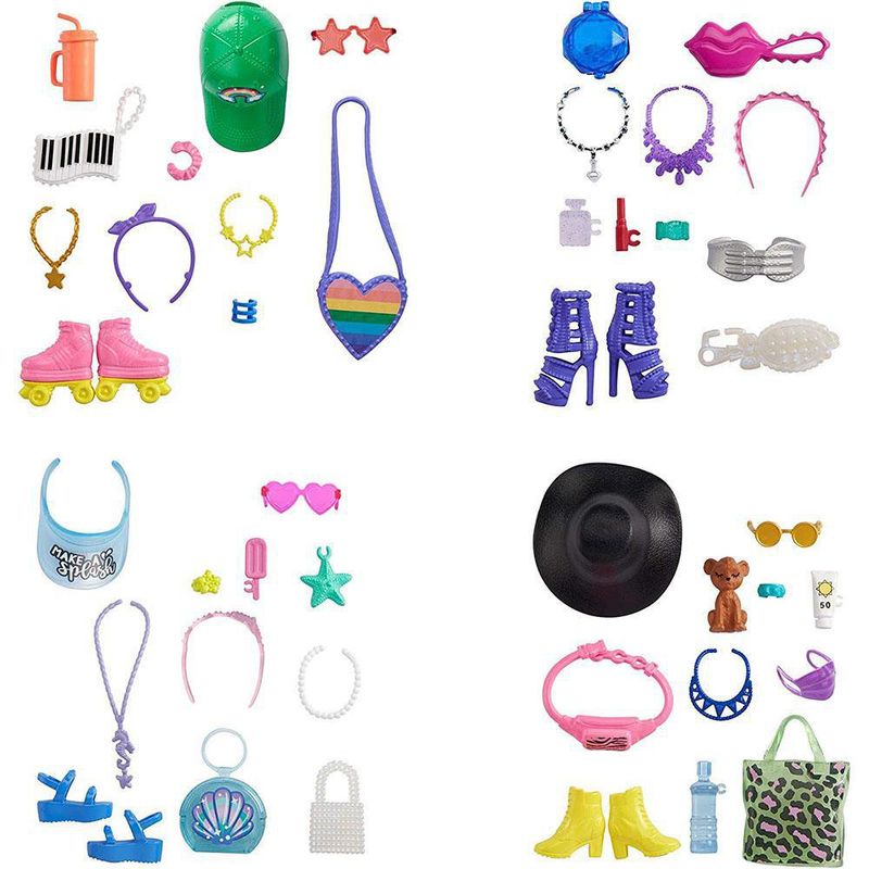 Set De Accesorios Para Muneca Disenos Surtidos Barbie Cemaco