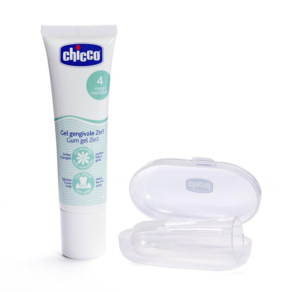 Brilliant El primer cepillo de dientes del bebé – Primer cepillo de dientes  de silicona para bebés y niños pequeños, a partir de 4 meses de edad