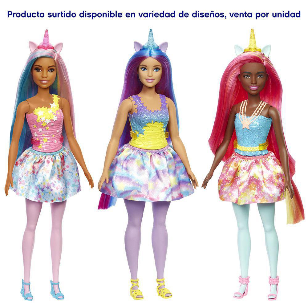 Muñeca Barbie Unicornio Modelo Surtido
