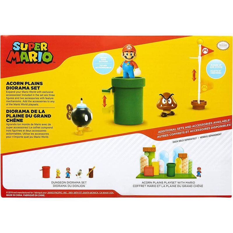 Set de Figuras Mario World 2.5 Plg - Nintendo
