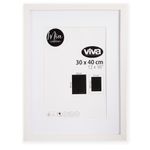 Marco Para Fotografías Blanco De 12 x 16 Plg - Viva