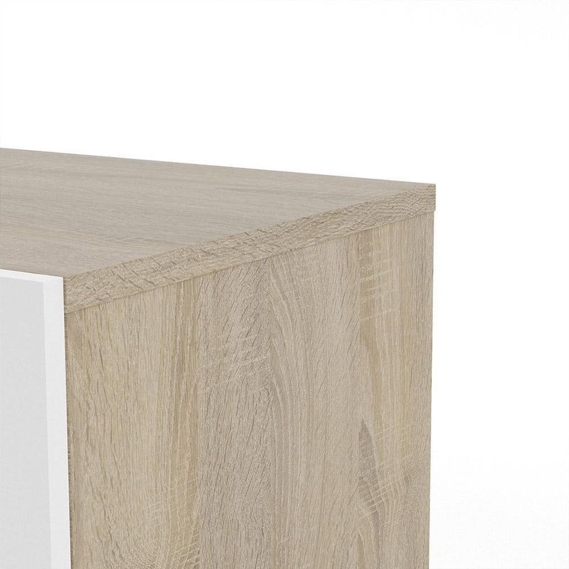 Gavetero 4 Cajones Blanco Y Beige - Tvilum