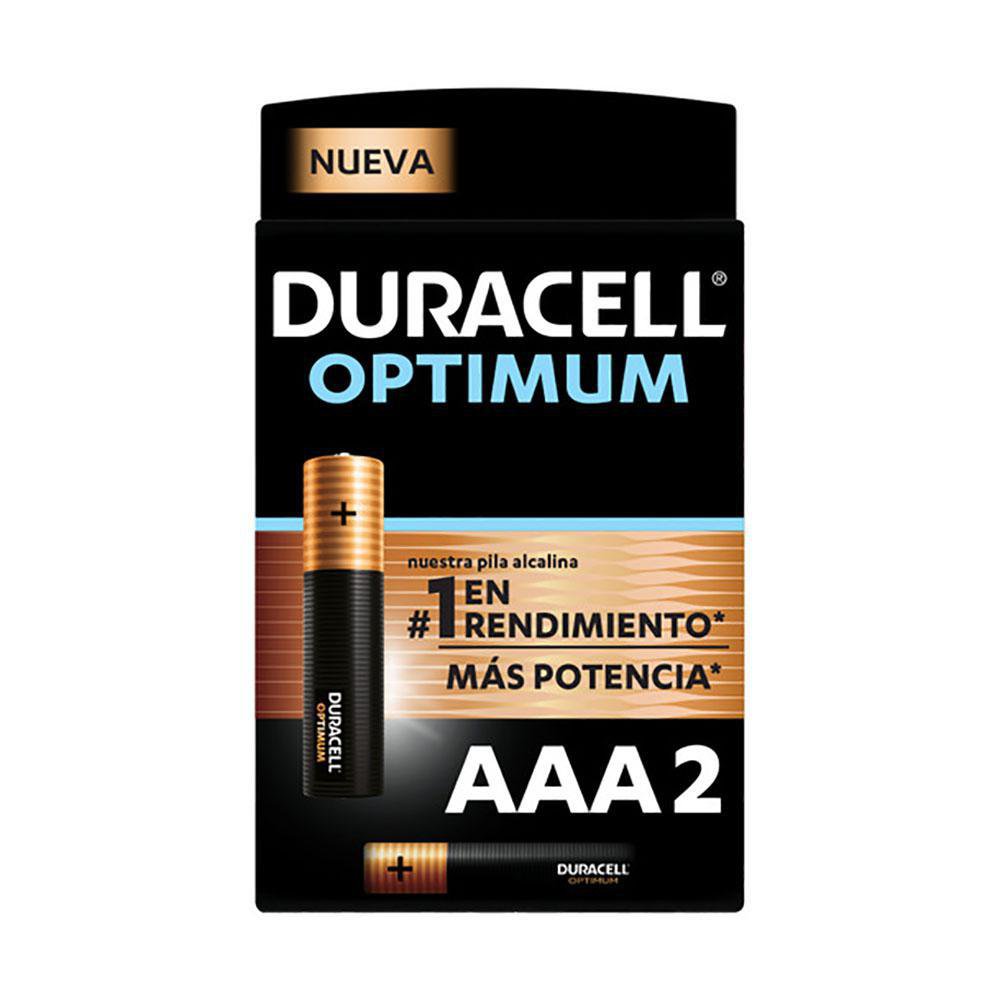 Baterías Alcalinas AAA - Duracell. Paq 2 Und