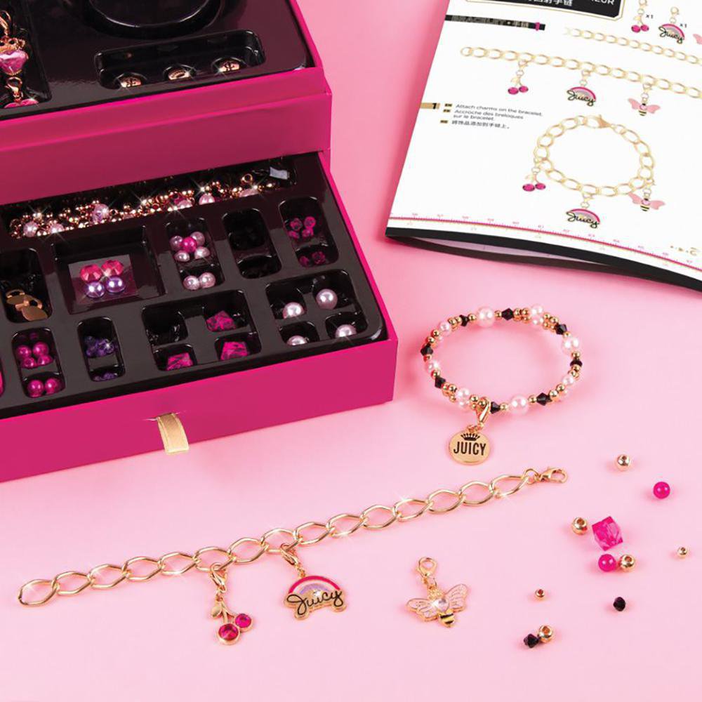 Kit De DIY Pulseras Juicy Couture Glamour Box - Make It Real - Cemaco