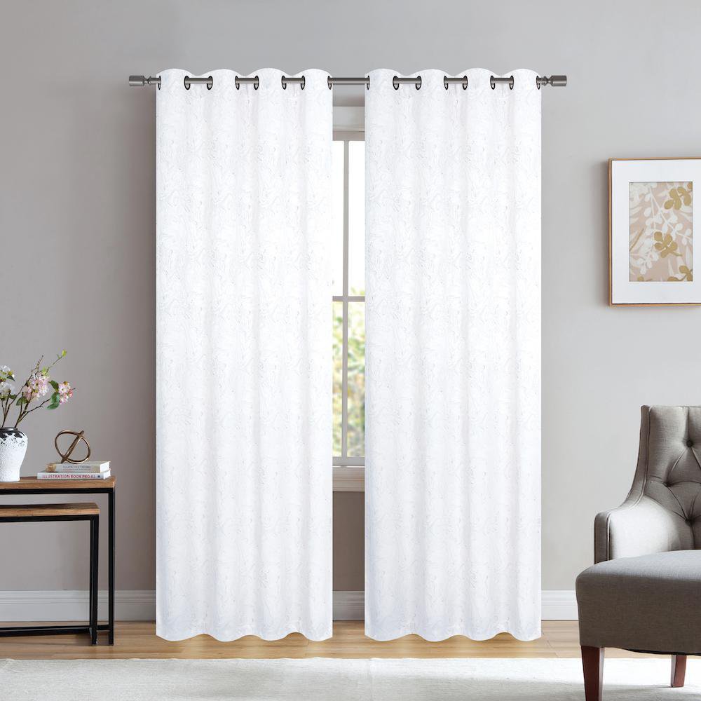 Cortina Blanca Georgette de Alta Calidad Tamaño 140x240 cm para