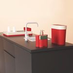 Escurridor Grande Para Platos Rojo Con Beige - Coza