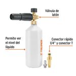 Dispensador Con Cañón De Espuma Para Hidrolavadora 1 L - Truper