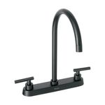 Mezcladora para Cocina Tubig Negro Mate Maneral Palanca - Foset
