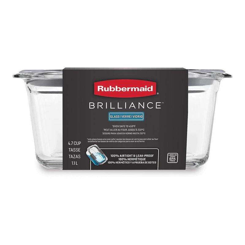 Contenedor Brilliance De Vidrio De 4.7 Tazas - Rubbermaid