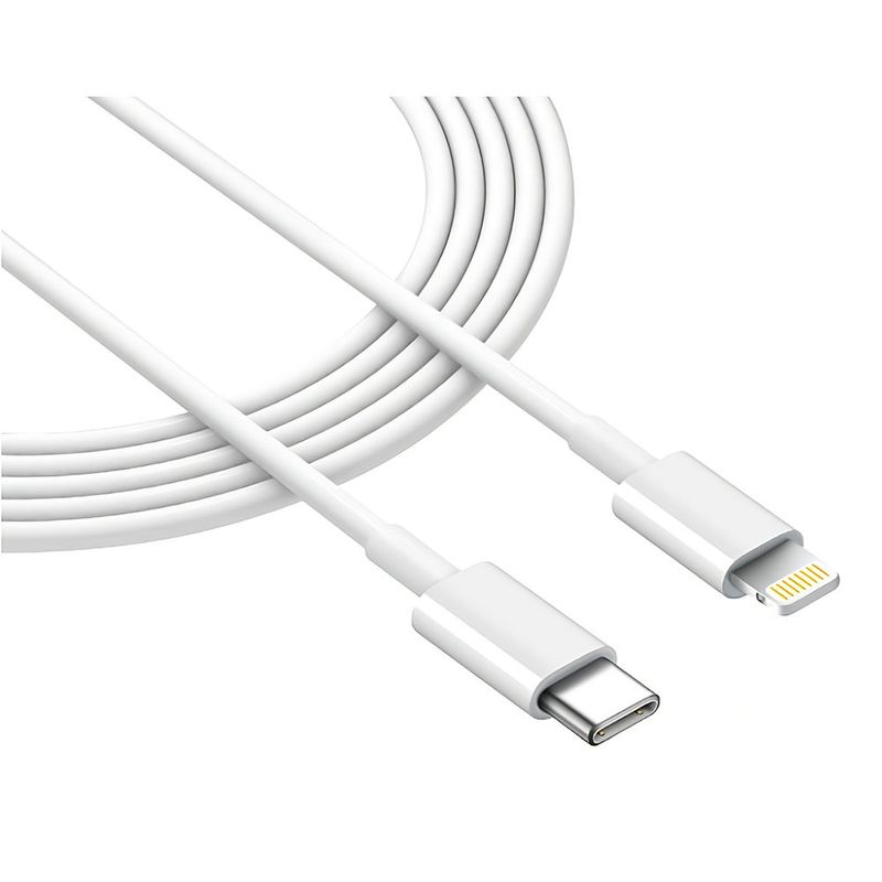 Cable Tipo C A Entrada Tipo iPhone Blanco - Igel