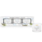 Set De Velas Clean Cotton 3 Pzas - Yankee Candle