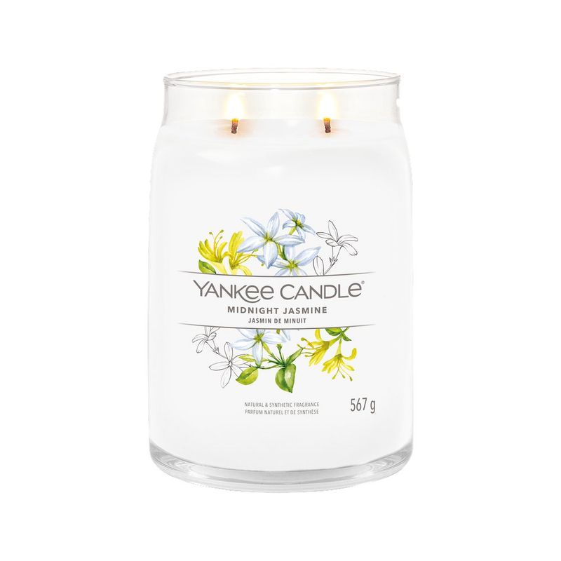 Vela En Frasco Grande Midnight Jasmine 567 G - Yankee Candle