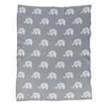 Frazada de Algodón Elefantes Gris 80X100 Cm - Koala Baby