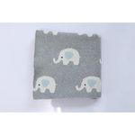 Frazada de Algodón Elefantes Gris 80X100 Cm - Koala Baby