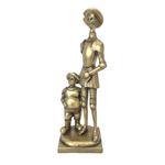 Figura Don Quijote Dorado 12x11x36 Cm - Concepts