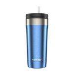 Vaso Térmico Boquilla Dual Azul Y Gris De 18 Oz - Contigo