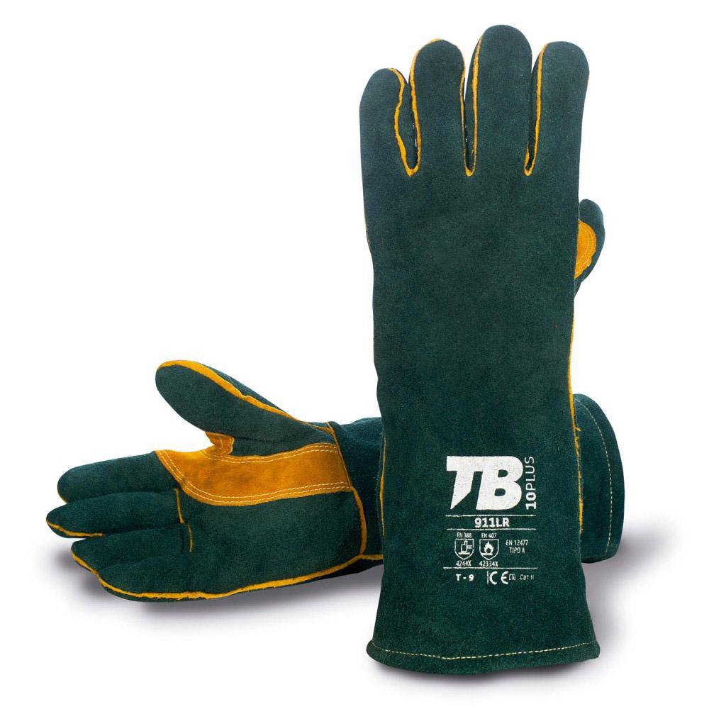 ▷ Pack de 10 guantes de piel mecánico y térmico con protección anticorte  202R Tomás Bodero