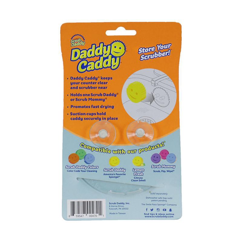 Base Para Esponja Con Ventosas Plástico Transparente - Scrubdaddy