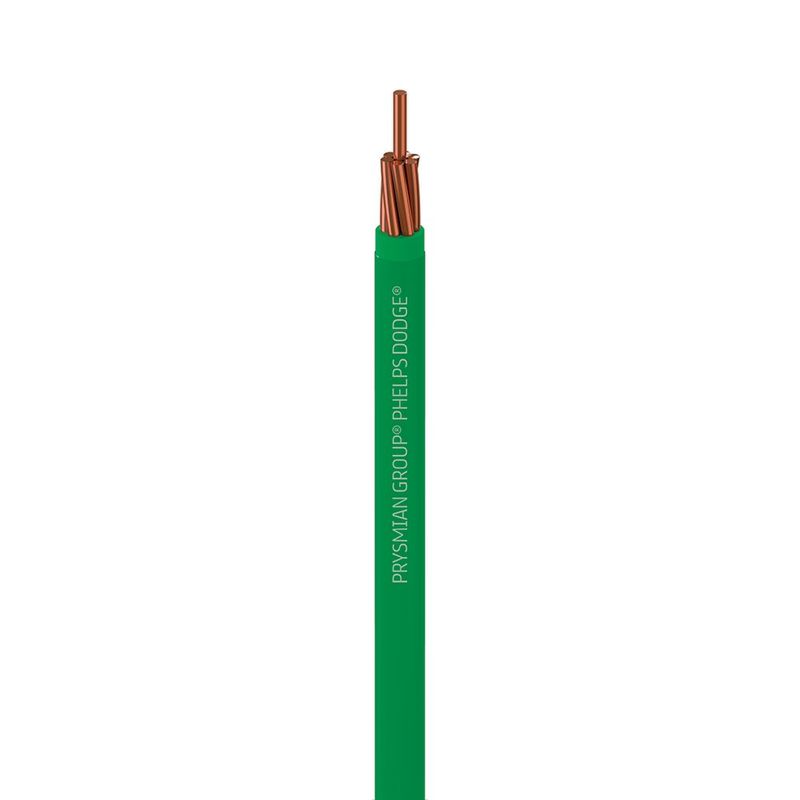 Cable De Cobre Verde Ecoplus THWN 6 Awg - Phelps Dodge