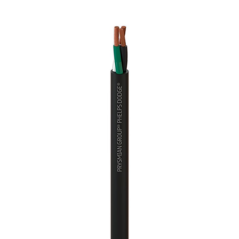 Cable De Cobre Negro Flexible TSJ 3 X 14 Awg - Phelps Dodge