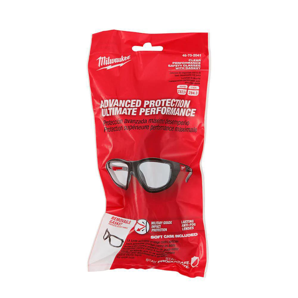 Lunettes De Sécurité Milwaukee Anti-buée Et Anti-rayures - Protection Yeux Transparente, Confortables