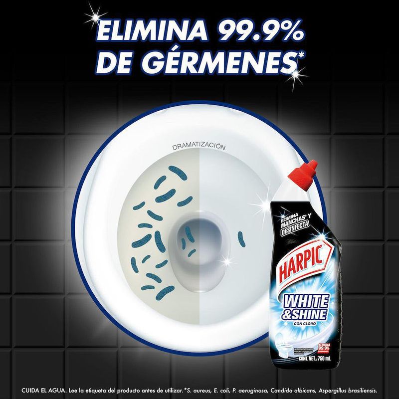 Limpiador de Baños Sarro y Mugre Harpic 650 ml