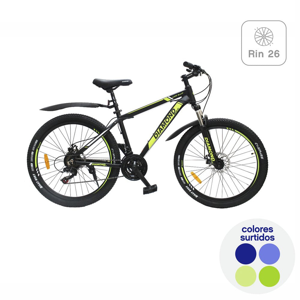 BICICLETTA MTB MANIAC 26'' - V-BRAKE - ARANCIONE VERDE - Muraglia Moto Cicli