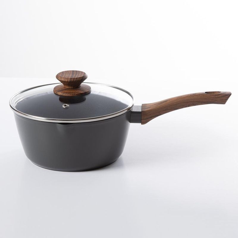 Cacerola Antiadherente Amberg 4.5 L Con Tapa De Vidrio  - Oster