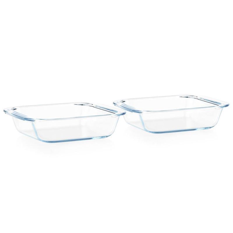 Set De 2 Moldes De Vidrio Pequeños 28 Oz - Pyrex