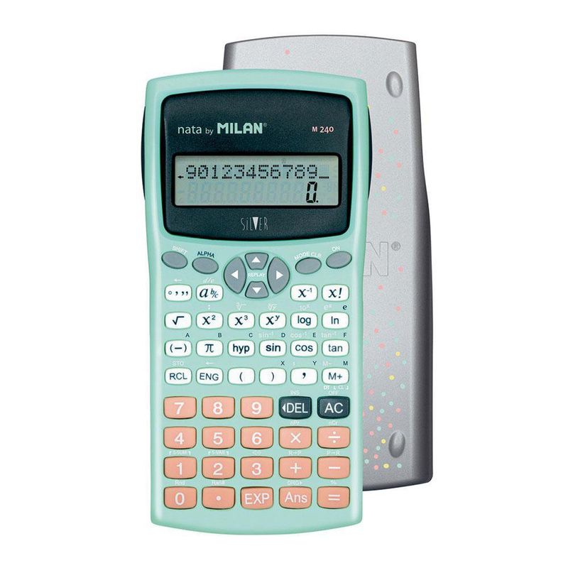 Calculadora Científica Silver 240 Funciones M240 8867 - Milan