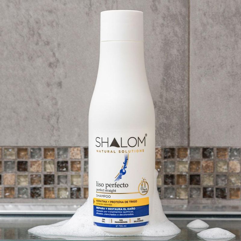 Shampoo Liso Keratina + Trigo 735Ml - Shalom