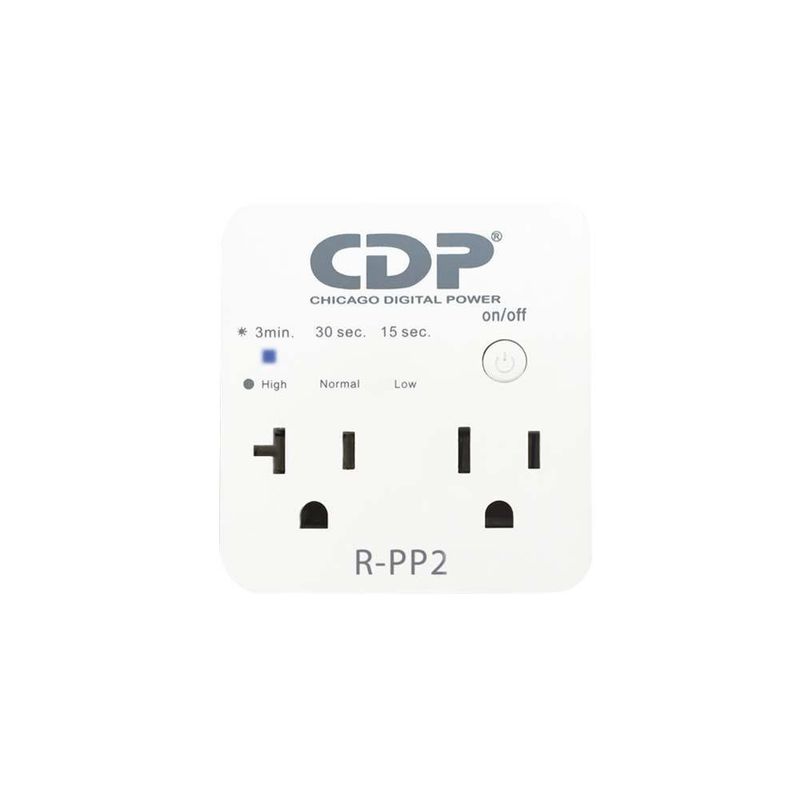 Protector De Picos 2 Salidas Para Electrodomésticos 1800W - Cdp