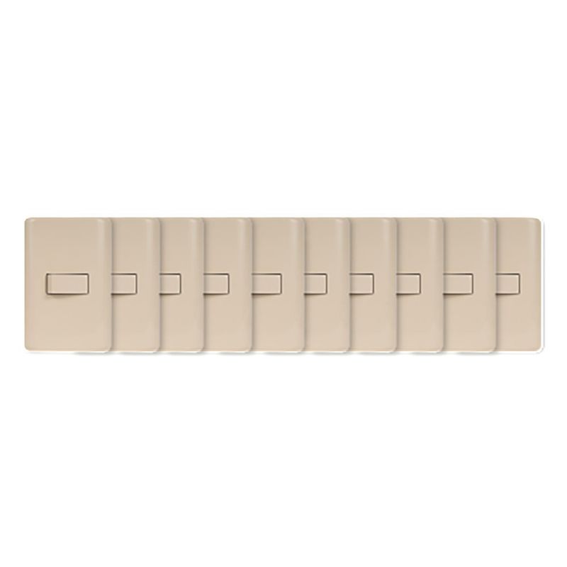 Set De 10 Interruptores Sencillos Marfil - Volteck