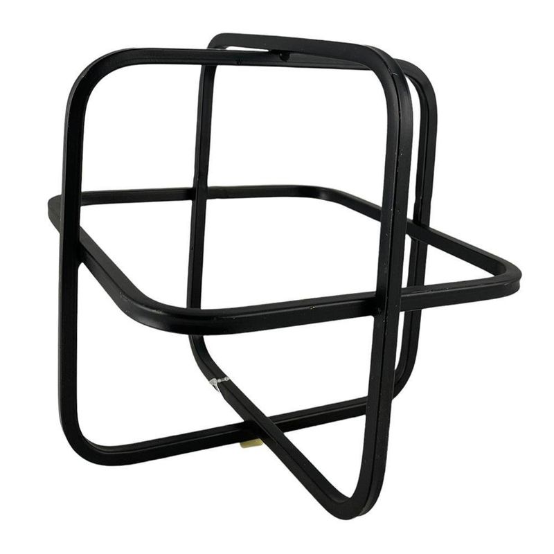 Adorno De Metal Negro 22x21x22 Cm - Concepts