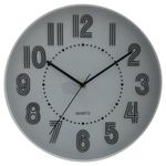 Reloj De Pared Borde Blanco 30.5x4.5x30.5 Cm - Concepts