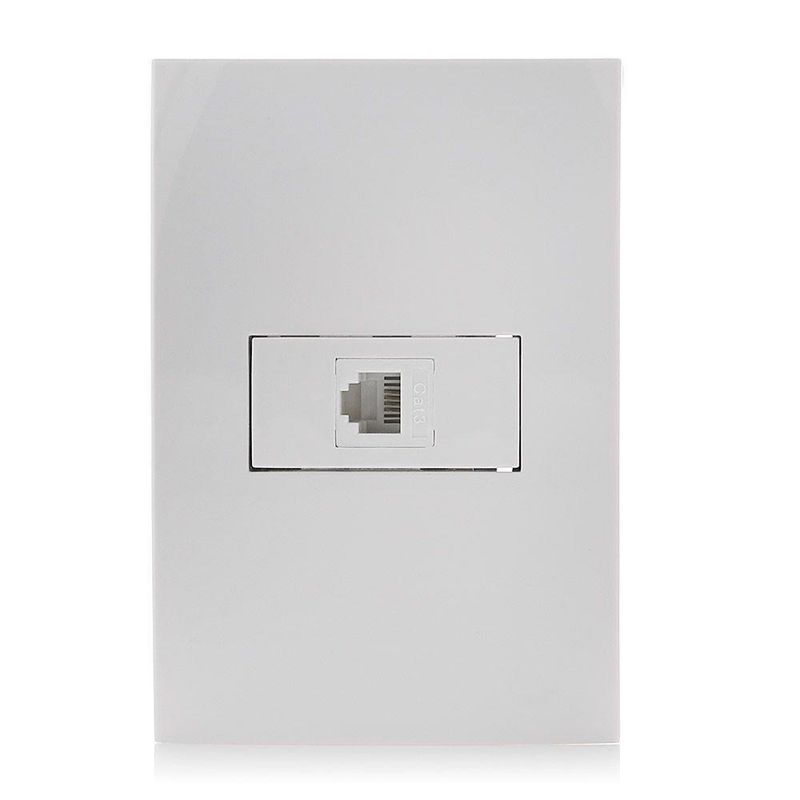 Tomacorriente Rj11 Completo Oslo Blanco - Volteck