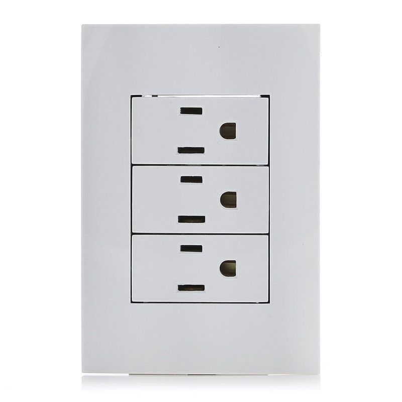 Tomacorriente Triple Blanco - Volteck